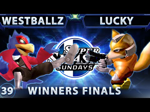 SSS 39 - Tempo Westballz (Falco) Vs. Lucky (Fox) SSBM Winners Finals - Smash Melee