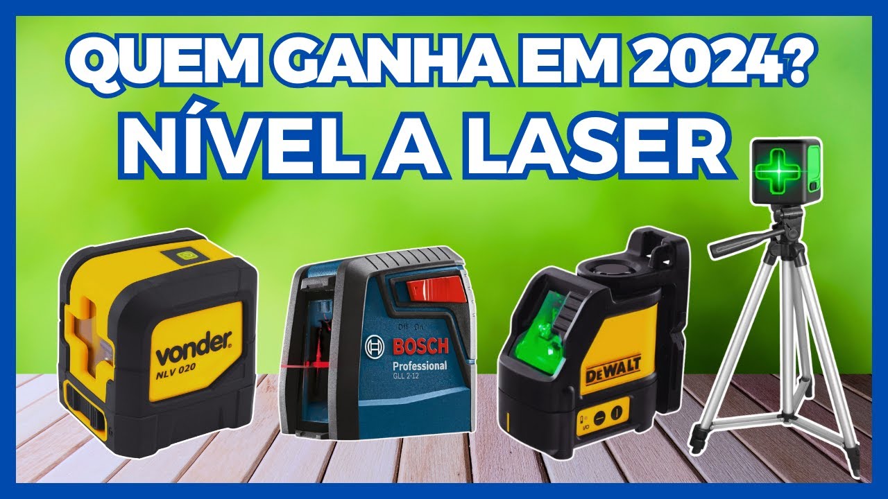 👷‍♂️TOP 4 MELHORES NIVEL A LASER CUSTO BENEFÍCIO 2024/MELHOR NÍVEL A LASER PROFISSIONAL