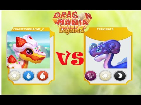 STARDUST vs D_2NDANNIVERSARY + Lv 80-80 , Gameplay , Dragon Mania Legends | part 950 HD