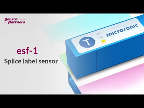 esf-1 sensor splice label sensor | microsonic || Sensor Partners
