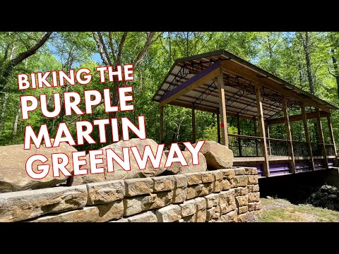Biking the Purple Martin Greenway | Rutherfordton, NC - YouTube