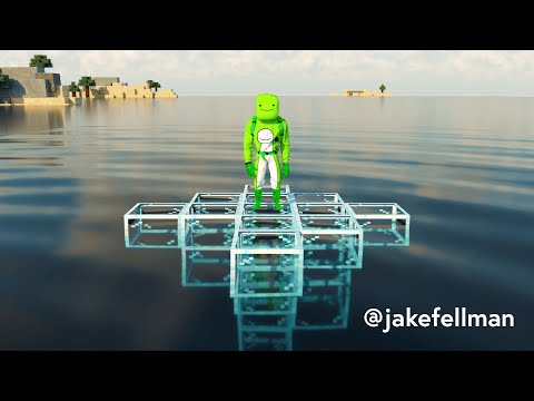 Jake Fellman - Minecraft RTX 70% GLASS OCEAN #Shorts