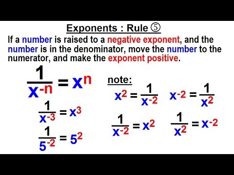 Algebra Ch 4 Exponents Scientific Notation 1 of 35 What is an Exponent