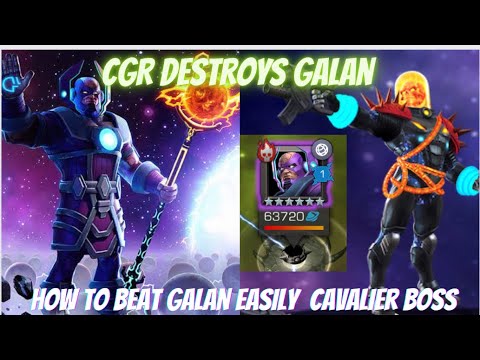 MCOC Cavalier Boss Galan | CGR | How to Beat Galan Easily | Marvel Contest of Champions
