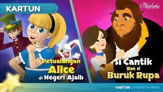 Download lagu PETUALANGAN ALICE DI NEGERI AJAIB   SI CANTIK DAN SI BURUK RUPA cerita anak anak animasi kartun mp3