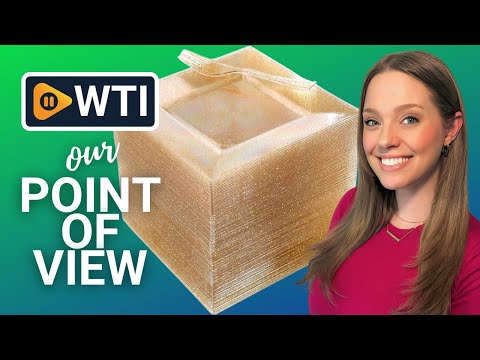 Gold Glitter Dessert Plates with Forks - WTI product video review
