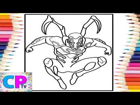 Blue Beatle Coloring Pages/Blue Beatle Movie 2023/ROY KNOX - Breathe Me In [NCS Release]