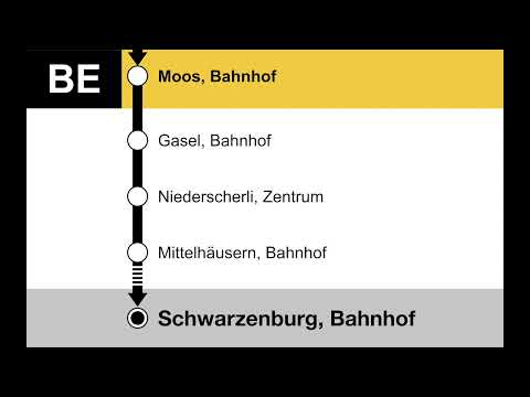 PostAuto Ansagen • BE S6 • Bern Weissenbühl – Köniz – Schwarzenburg