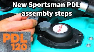 New Old Town Sportsman PDL assembly steps unboxing