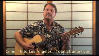 Arlo Guthrie - Comin' Into Los Angeles Acoustic Guitar Lesson Preview