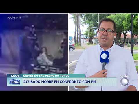Crimes em São Pedro do Turvo: Acusado morre em confronto com PM
