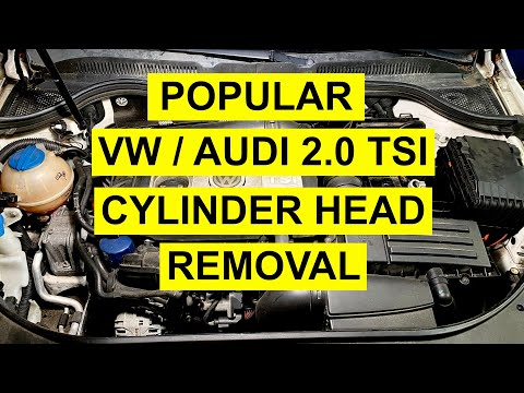 Complete Cylinder Head Removal & Install On Popular VW, Audi 2.0 T TSI Engine Gen 1,2,3 2008 & Up