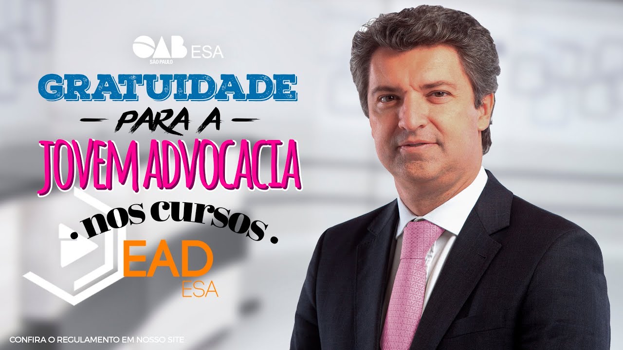 Jovens advogados terão cursos gratuitos promovidos pela ESA OAB SP | Dr. Ricardo Toledo