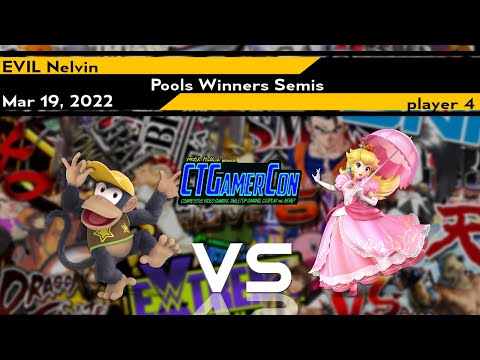 [Smash Ultimate] EVIL  Nelvin vs player 4 - CT Gamercon 5 (Pools Winners Semis)