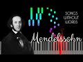 Mendelssohn | Songs Without Words Op. 19 No. 3 A major | Visual Classical Piano