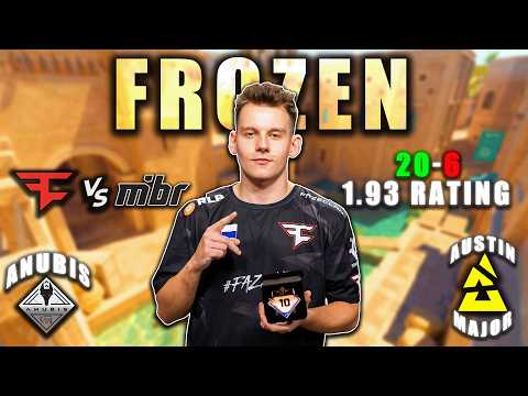 FaZe Clan is LOCKED IN! frozen POV vs MIBR *BLAST AUSTIN MAJOR*