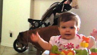 Gia&#39;s 1st laugh out loud!