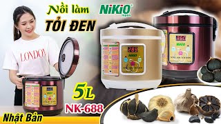 Video review nồi làm tỏi đen Nhật Bản Nikio NK-688 mới