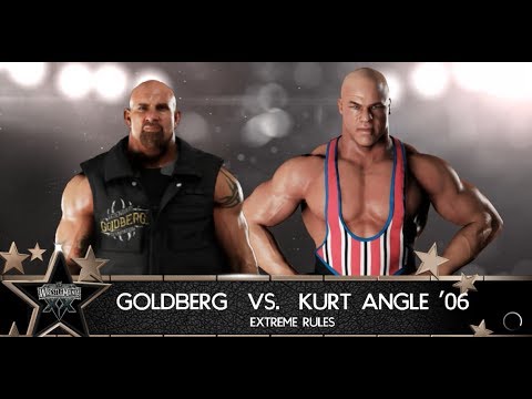 WWE 2K18 Rating WWE 43 tour Goldberg vs. Kurt Angle