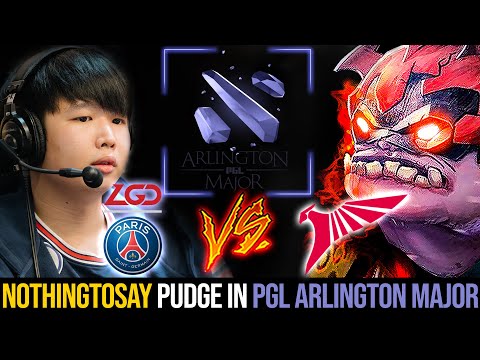 PSG.LGD.NothingToSay Pudge Mid In PGL Arlington Major | PSG LGD Vs TALON | Pudge Official