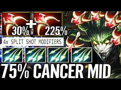 🔥 Medusa CANCER MID IS BACK — 4x Split Shot 75% Crit Daedalus NEW STRATEGY by Nine Dota 2 Pro