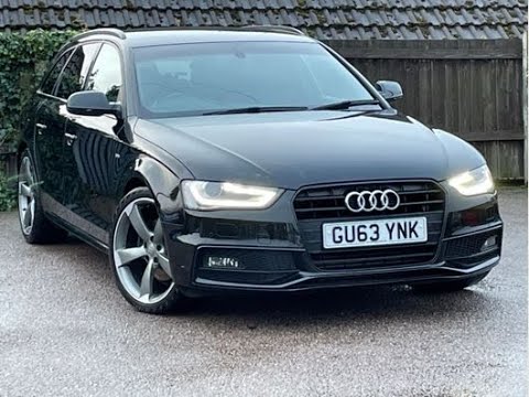 2013 63 AUDI A4 2.0 AVANT TDI BLACK EDITION 5d 148 BHP
