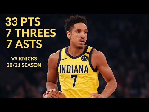 Malcolm Brogdon Career High 33 Pts 7 Thress 7 Asts Highlights vs New York Knicks | NBA 20/21 Season