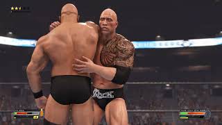 WWE 2K22: The Rock vs Stone Cold Steve Austin (Double Title Match)