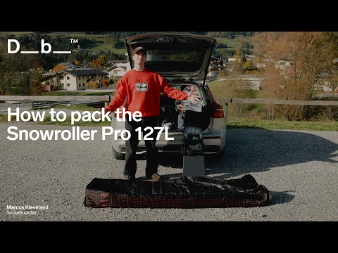 How To Pack The Snow Roller Pro 127L with Marcus Kleveland