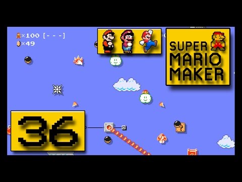 Let´s Play Super Mario Maker Part 36 (Drake´s Level ! 1x 100 Mario H.Schwer!) German