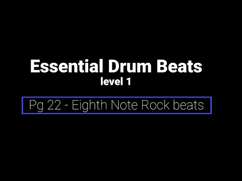 Essential Drum Beats - Eighth Note Rock Beats