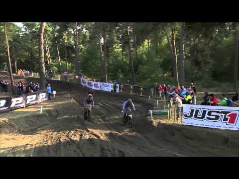 MXGP of Benelux 2013 - Shaun Simpson Fight with De Dycker & Desalle - Lierop - Motocross