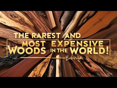 "The World's Most Expensive Woods: Rare & Luxurious Timber"