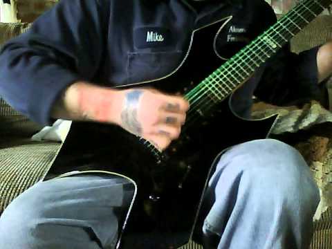 Mike Odom - Lamb of God - Laid to rest (snipet jam)