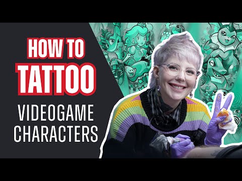 How to Tattoo Videogame Characters With Tiggy | Tattoo Tutorial