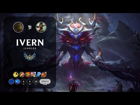 Ivern Jungle vs Nidalee - EUW Challenger Patch 13.9