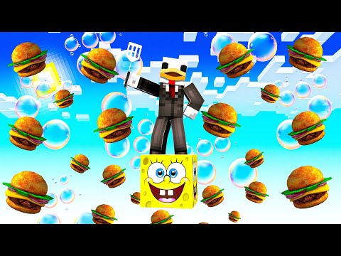 SOPRAVVIVO SOPRA UN SOLO BLOCCO DI SPONGEBOB - Minecraft ITA