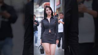 beautiful girl street fashion outfits style #tiktok #chinesefashion #mejoresstreetfashion #shorts