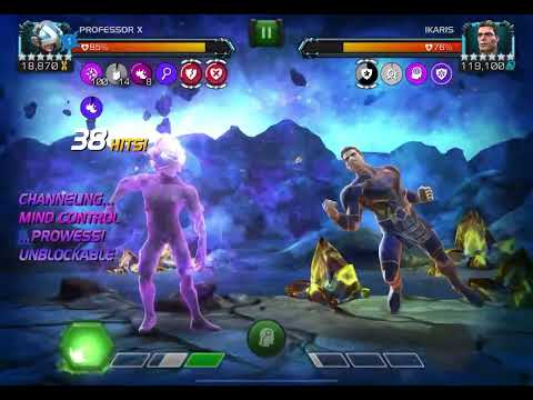 Eternity of Pain Week 2 - Ikaris Solo with Professor X - Marvel Contest of Champions