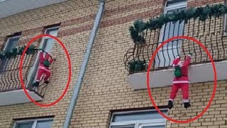 5 SANTA CLAUSES CAUGHT ON CAMERA IN REAL LIFE