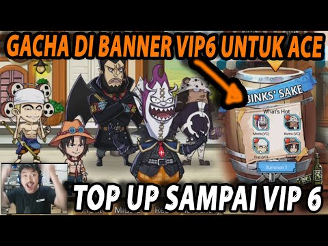 🔥🔥AKHIRNYA VIP 6 & GACHA 20K DIAMOND DI BANNER VIP 6! - one piece Sunny Rebirth: Pirates adventure