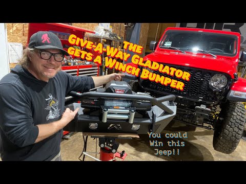 Dirt Daily. Give-A-Way Gladiator gets a Winch Bumper