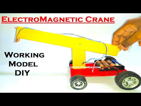 Magnetic science project working model for exhibition DIY at home howtofunda