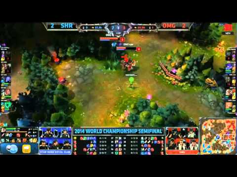 LMHT [11-10-2014] SHR vs OMG - Chung Kết Thế Giới Mùa 4 - Bán Kết 2 - Trận 5