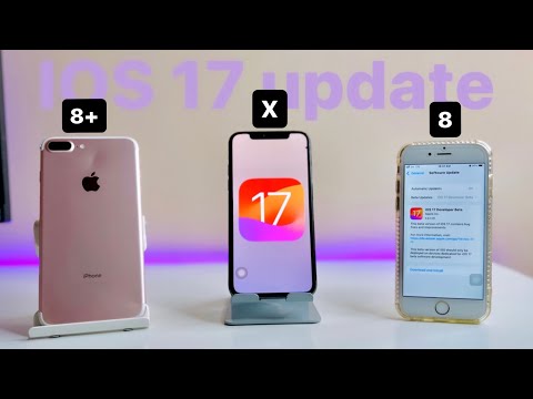IOS 17 update for iPhone X,8 and 8+ || How to install ios 17 on any iPhone