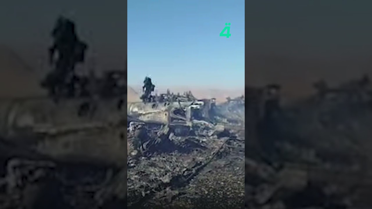 فيديو | متداول.. حطام الطائرتين الأمريكيتين بعد اسقاطها داخل الأراضي الإيرانية عقب "انقاذ" الطيار