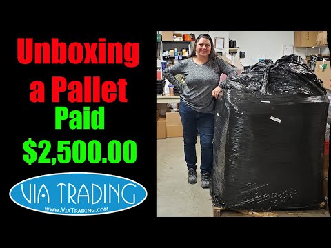 Unboxing a Via Trading Liquidation Pallet from Macy's Department store -Paid $2,500.00