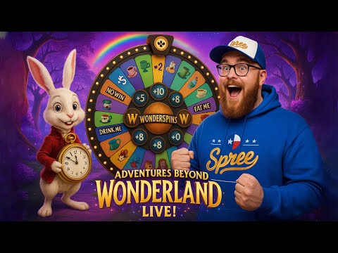 🎩 Bonus Stream: Adventures Beyond Wonderland LIVE on Spree! 🐇💫 Big Wins Await!