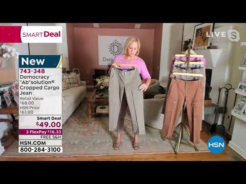 Democracy "Ab"solution Cropped Cargo Jean