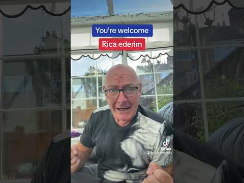 Learn Turkish - #shorts - YOU'RE WELCOME in Turkish #Youtubeshorts - Turkish Lessons